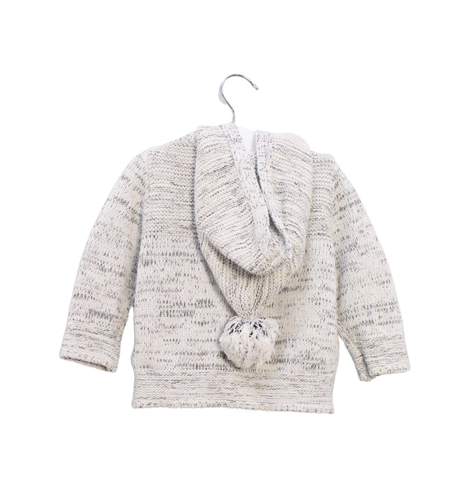 A Grey Knit Sweaters from Roots in size 6-12M for neutral. (Back View)