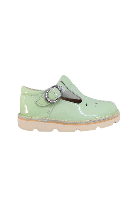 A Green Sandals from Petasil in size 12-18M for girl. (Back View)