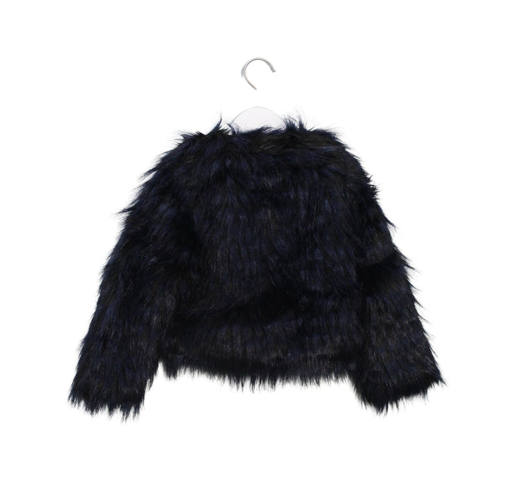 A Navy Lightweight Jackets from Seed in size 3T for girl. (Back View)