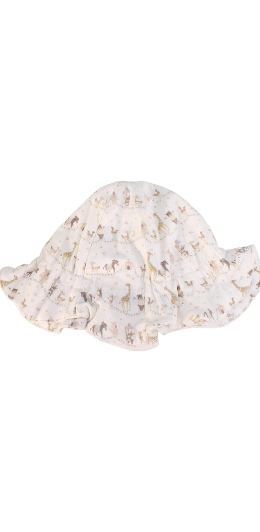 A Ivory Sun Hats from Gelato Pique in size O/S for girl. (Front View)