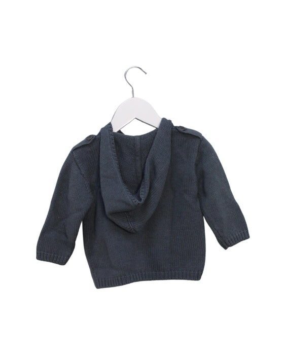 A Navy Knit Sweaters from Bonpoint in size 6-12M for boy. (Back View)