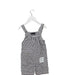 A Black Overall Shorts from Oobi in size 6-12M for girl. (Back View)