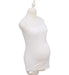 A White Sleeveless Tops from Seraphine in size S for maternity. (Front View)