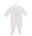 A White Onesies from Chicco in size 3-6M for girl. (Front View)