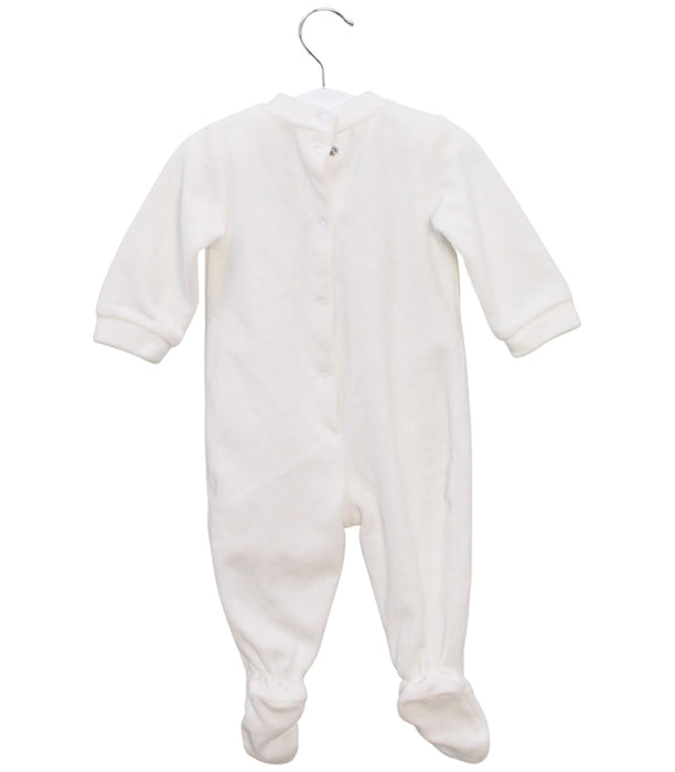 A White Onesies from Chicco in size 3-6M for girl. (Back View)