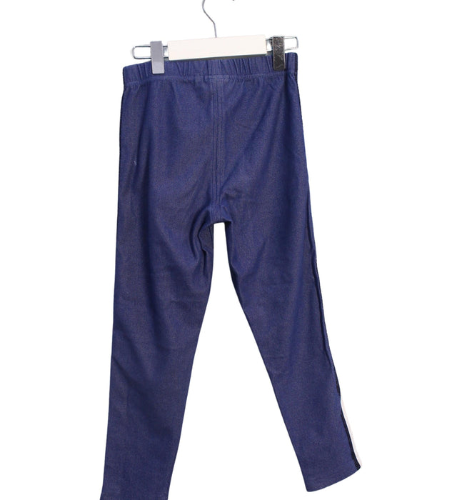 A Blue Leggings from Chickeeduck in size 5T for girl. (Back View)