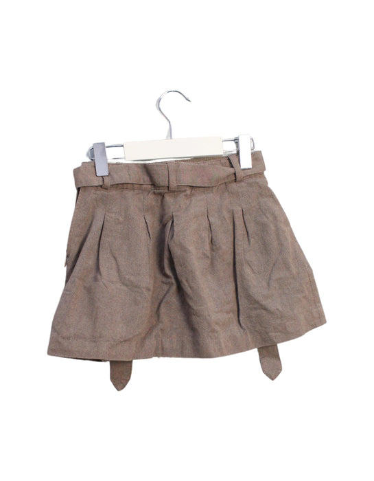 A Brown Short Skirts from Jacadi in size 4T for girl. (Back View)