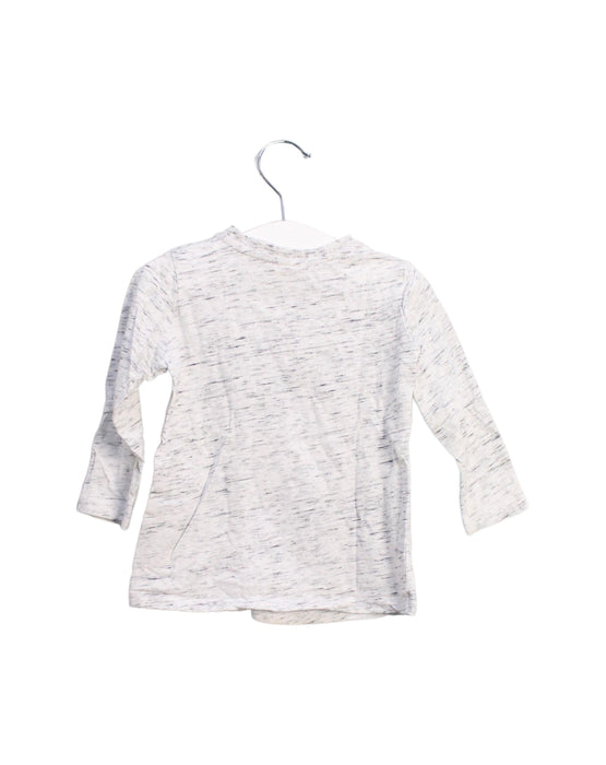 A Grey Long Sleeve Tops from Seed in size 6-12M for boy. (Back View)