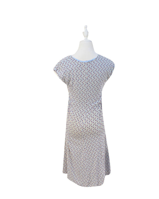 A Ivory Short Sleeve Dresses from Seraphine in size S for maternity. (Front View)