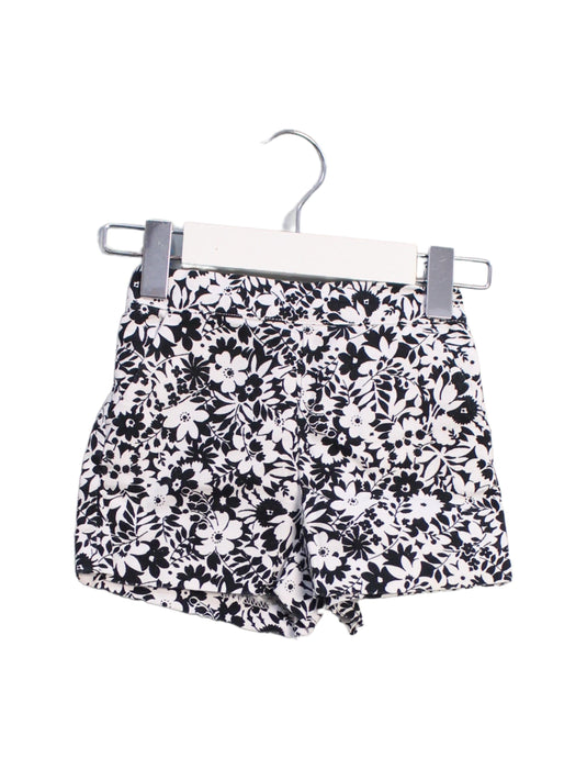 A Black Shorts from Janie & Jack in size 12-18M for girl. (Front View)