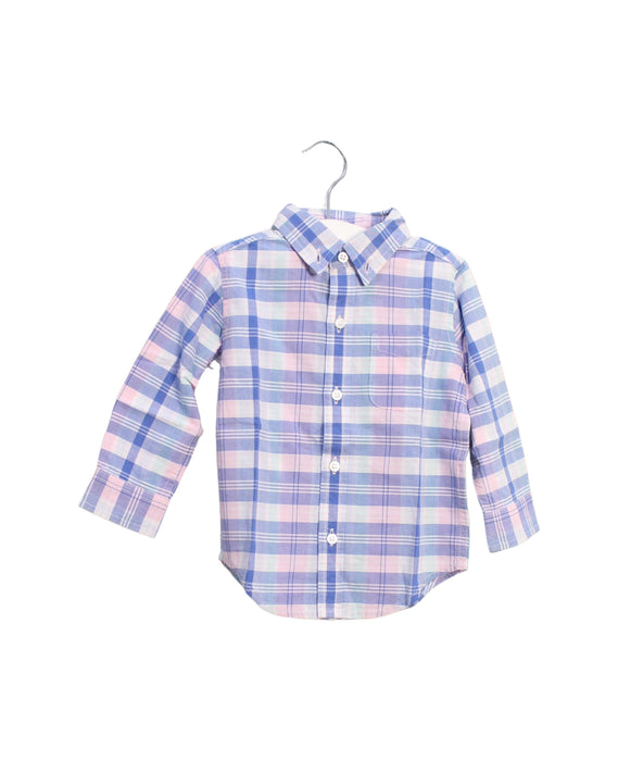 A Blue Shirts from Janie & Jack in size 12-18M for boy. (Front View)