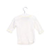 A White Long Sleeve Tops from Mides in size 0-3M for neutral. (Front View)