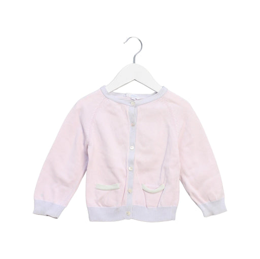 A Pink Cardigans from Jacadi in size 3T for girl. (Front View)