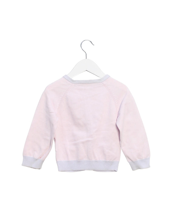 A Pink Cardigans from Jacadi in size 3T for girl. (Back View)