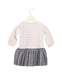 A Pink Long Sleeve Dresses from Petit Bateau in size 6-12M for girl. (Back View)