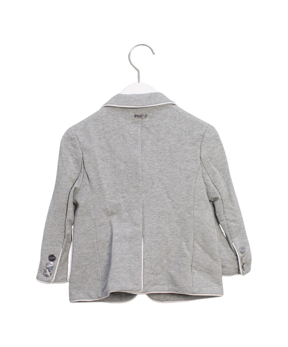 A Grey Blazers from Ferrari in size 2T for boy. (Back View)