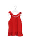 A Red Sleeveless Dresses from Paddington Bear in size 4T for girl. (Front View)