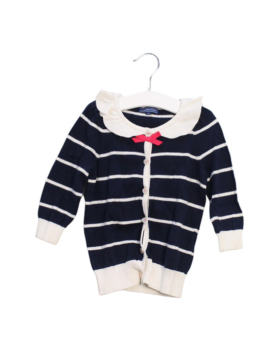 A Navy Cardigans from Nicholas & Bears in size 3T for girl. (Front View)