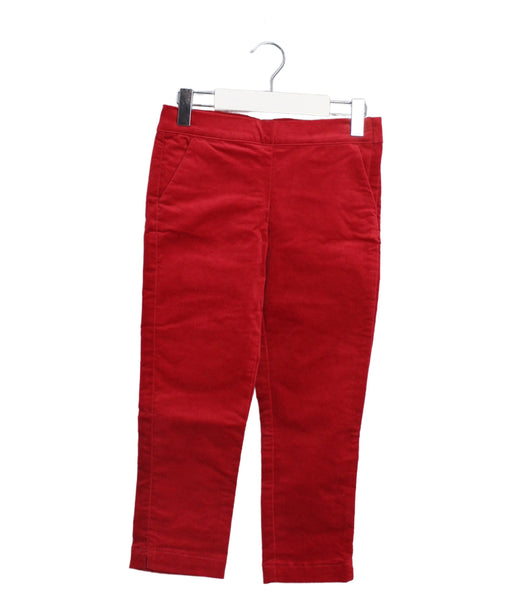 A Red Casual Pants from Janie & Jack in size 5T for girl. (Front View)