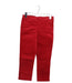A Red Casual Pants from Janie & Jack in size 5T for girl. (Front View)