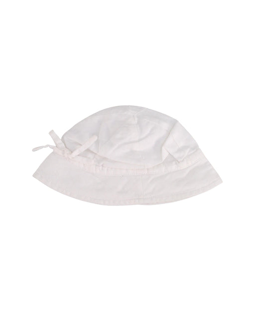 A White Sun Hats from Jacadi in size O/S for girl. (Front View)