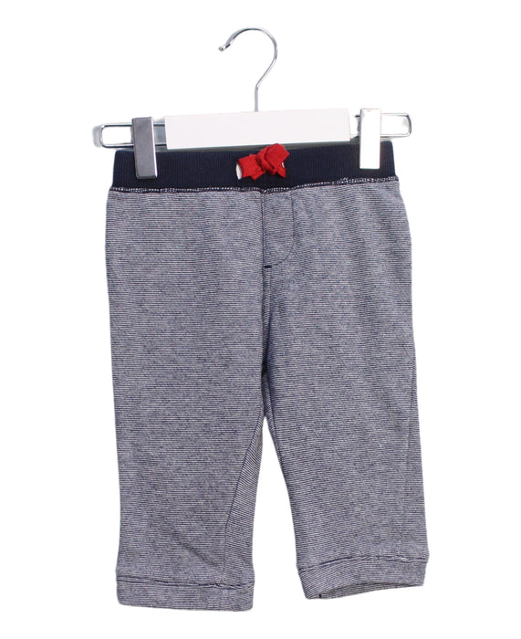 A Navy Casual Pants from Nautica in size 6-12M for boy. (Front View)