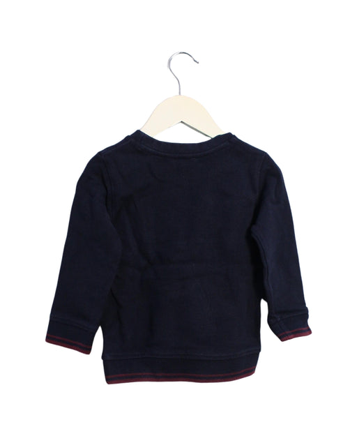 A Navy Crewneck Sweatshirts from Jacadi in size 3T for boy. (Front View)