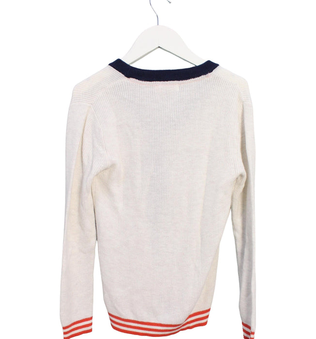 A Ivory Cardigans from Billybandit in size 8Y for boy. (Back View)