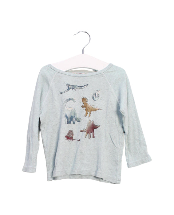 A Blue Long Sleeve Tops from Bonpoint in size 12-18M for boy. (Front View)