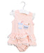 A Pink Sleeveless Bodysuits from Nicholas & Bears in size 6-12M for girl. (Front View)