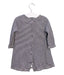 A Navy Long Sleeve Dresses from Petit Bateau in size 12-18M for girl. (Back View)