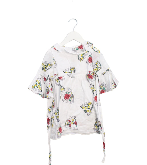 A Multicolour Short Sleeve Dresses from Lil' Lemons in size 4T for girl. (Front View)