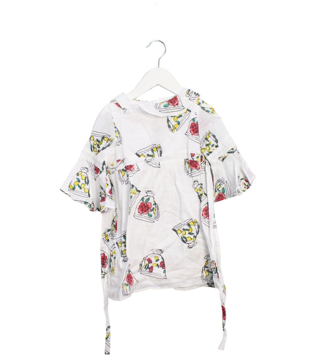 A Multicolour Short Sleeve Dresses from Lil' Lemons in size 4T for girl. (Front View)