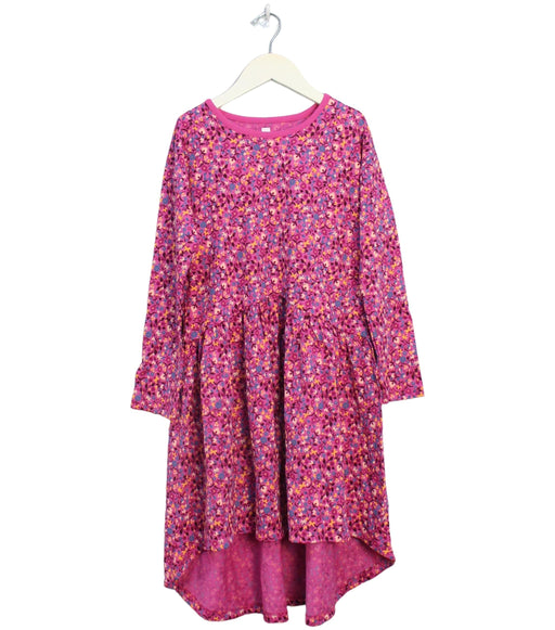 A Pink Long Sleeve Dresses from Tea in size 8Y for girl. (Front View)