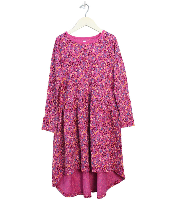A Pink Long Sleeve Dresses from Tea in size 8Y for girl. (Front View)