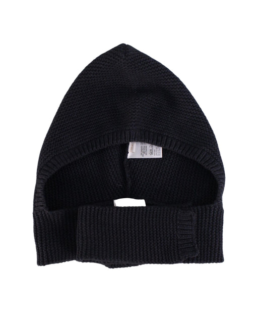 A Navy Winter Hats from Les Enfantines in size 3-6M for neutral. (Front View)