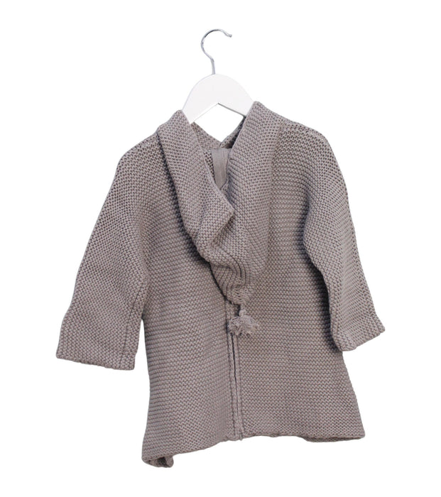 A Grey Sweater Dresses from Bonpoint in size 12-18M for girl. (Back View)