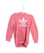 A Pink Hooded Sweatshirts from Adidas in size 12-18M for girl. (Front View)