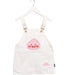 A White Overall Dresses from Catalog in size 5T for girl. (Front View)