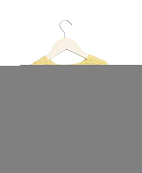 A Yellow Knit Sweaters from Petit Main in size 2T for girl. (Back View)