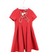 A Red Short Sleeve Dresses from I Pinco Pallino in size 3T for girl. (Front View)