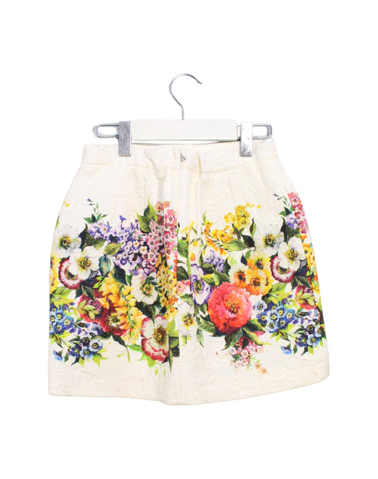 A Multicolour Mid Skirts from Dolce & Gabbana in size 6T for girl. (Back View)