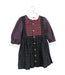 A Navy Long Sleeve Dresses from Ralph Lauren in size 12-18M for girl. (Front View)