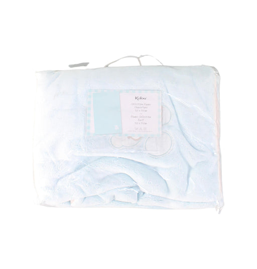 A Blue Blankets from Kaloo in size O/S for neutral. (Front View)