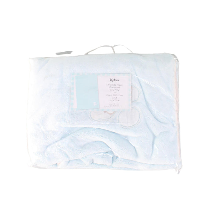 A Blue Blankets from Kaloo in size O/S for neutral. (Front View)