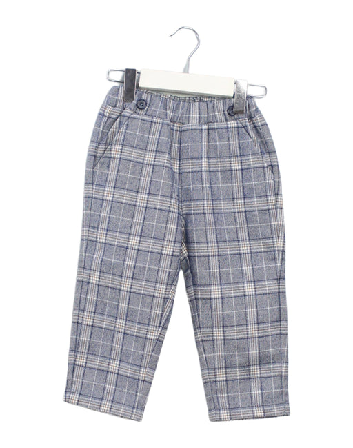 A Blue Dress Pants from Chickeeduck in size 18-24M for boy. (Front View)