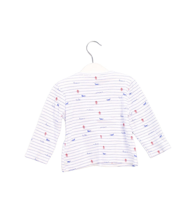 A White Long Sleeve Tops from Carrément Beau in size 6-12M for boy. (Back View)