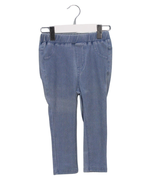 A Blue Jeggings from Seed in size 18-24M for girl. (Front View)