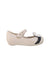 A White Flats from Mini Melissa in size 3T for girl. (Back View)