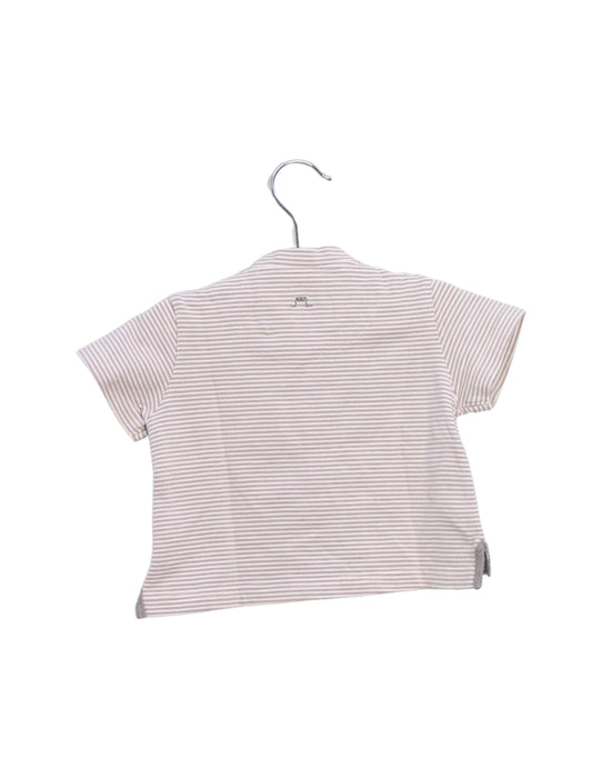 A Grey Short Sleeve T Shirts from Chateau de Sable in size 3-6M for boy. (Back View)